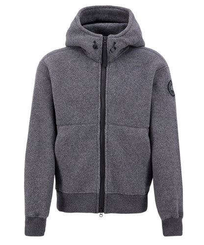 Wool Fleece Zip-Up Hoodie