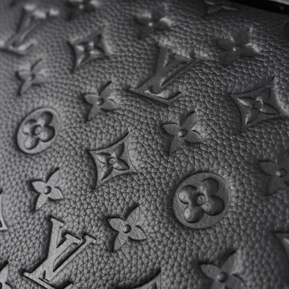 Soft Trunk Messenger Bag – Monogram Black Taurillon