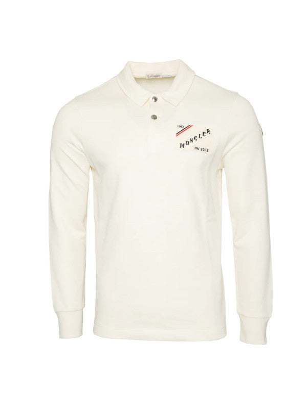long-sleeve polo sweatshirt