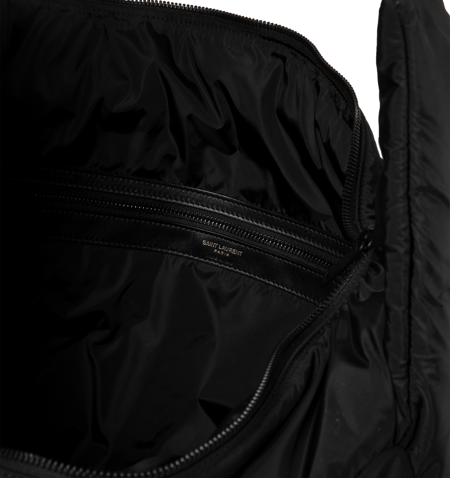 multi-pocket puffer bag
