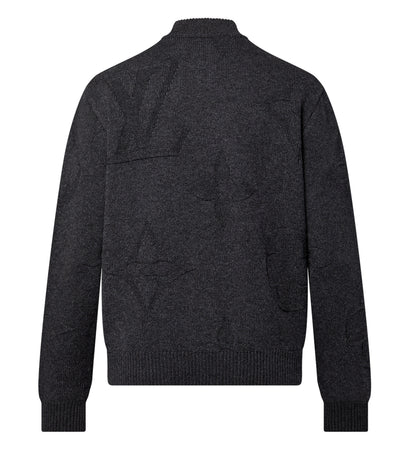 Louis Vuitton Monogram Wool Half-Zip Sweater