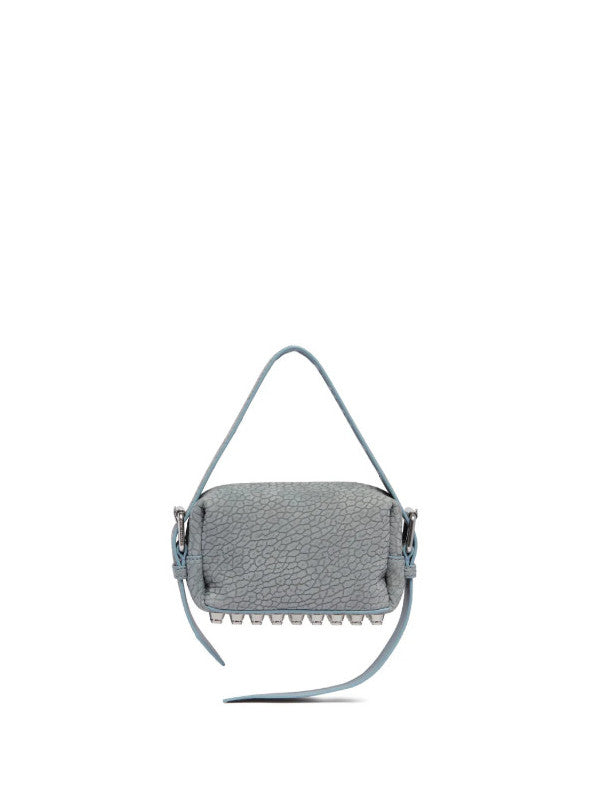 blue ricco small leather bag