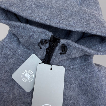 Wool Fleece Zip-Up Hoodie