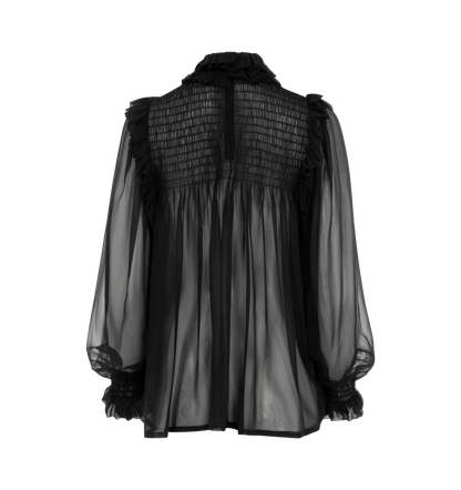 Sheer Silk Blouse