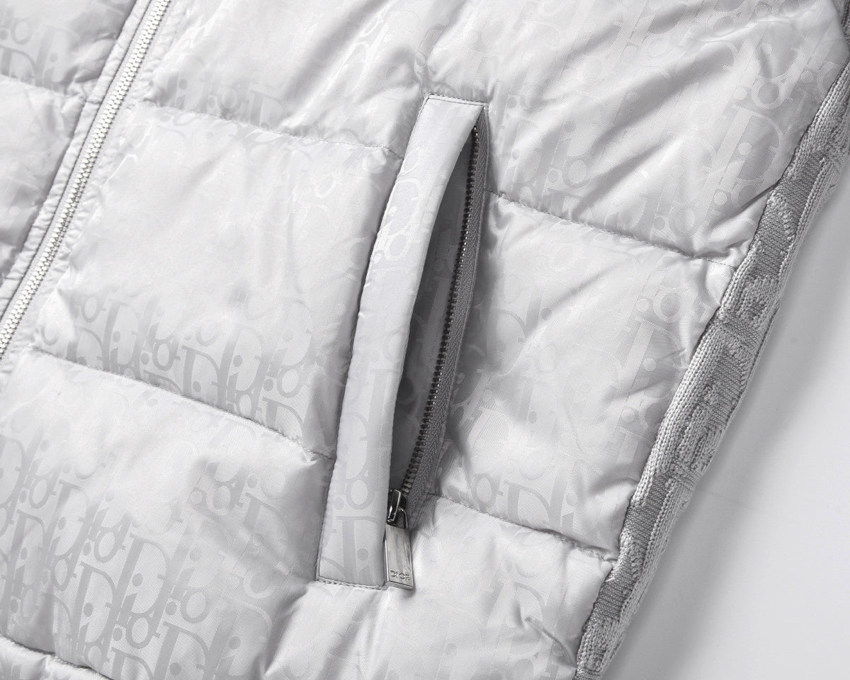 monogram puffer hybrid jacket