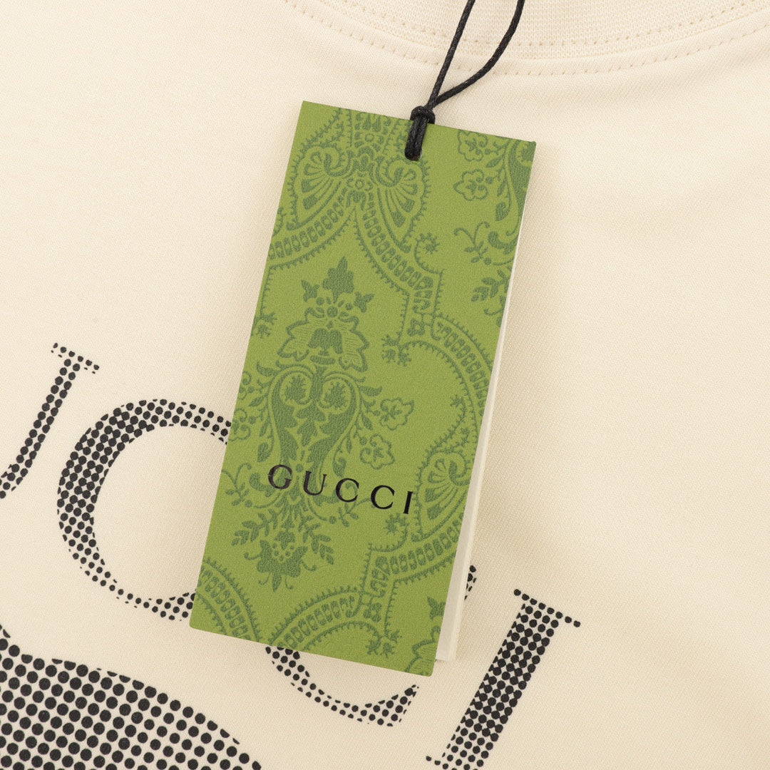 crystal gg logo cotton t-shirt