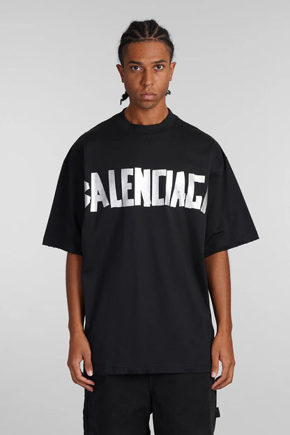 Balenciaga Gothic Logo Back Print T-Shirt