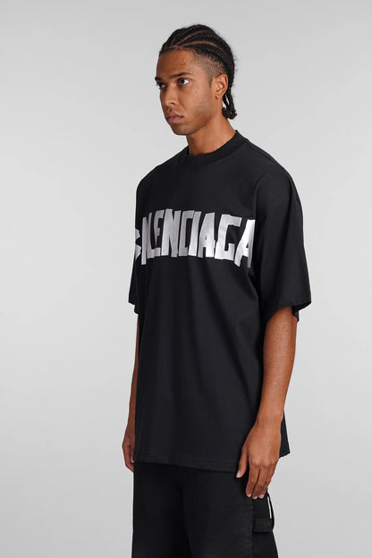 Balenciaga Gothic Logo Back Print T-Shirt