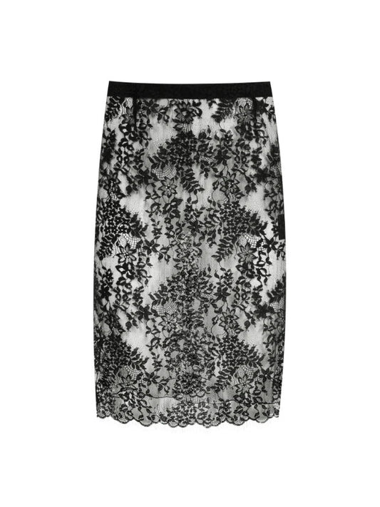 Lace Pencil Skirt