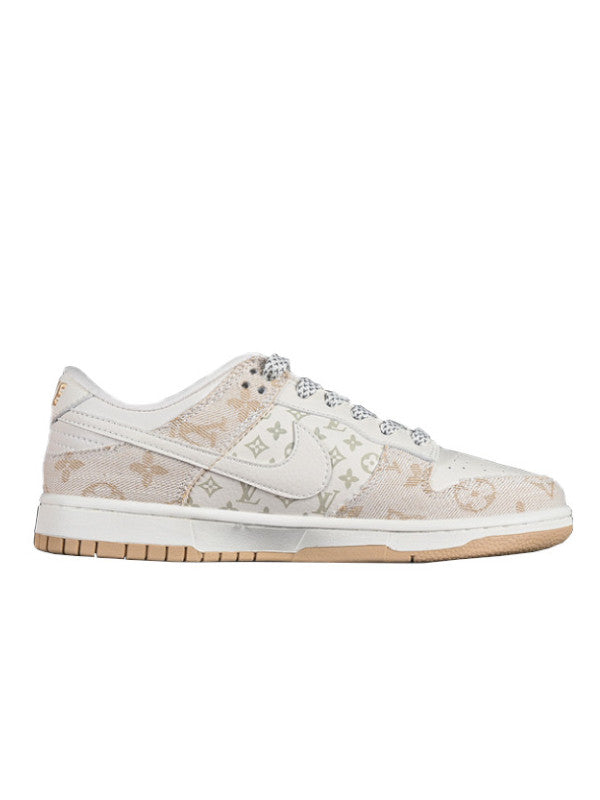 dunk low sb white/grey/gold