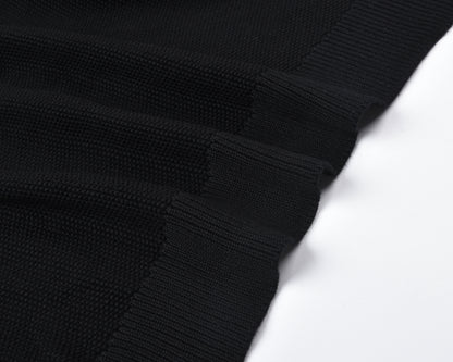 Knit-Sleeve Down Puffer Jacket