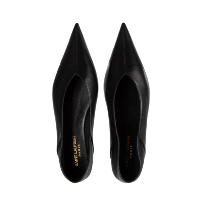 Leather Ballerina Flats