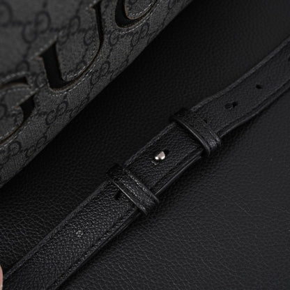 Embossed Leather Crossbody Bag