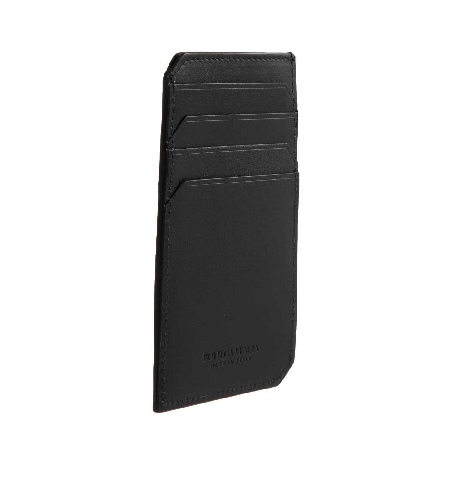 intrecciato piccolo vertical card case