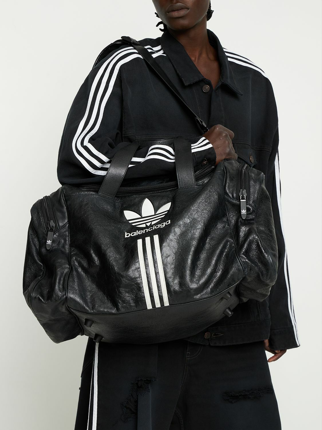 balenciaga x adidas oversized sport duffle bag