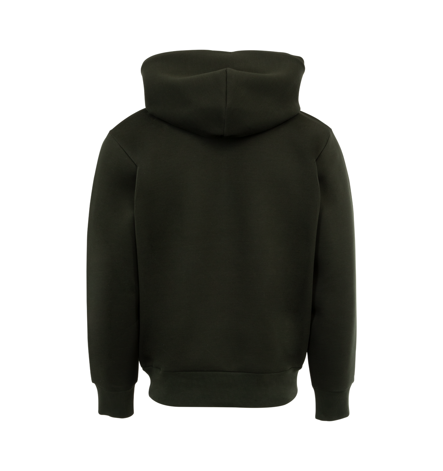 logo patch neoprene hoodie