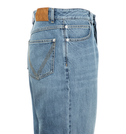 Vintage Indigo Straight Jeans