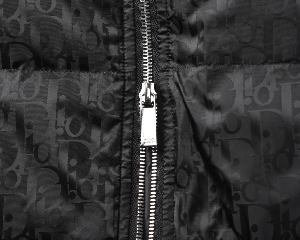 monogram puffer hybrid jacket