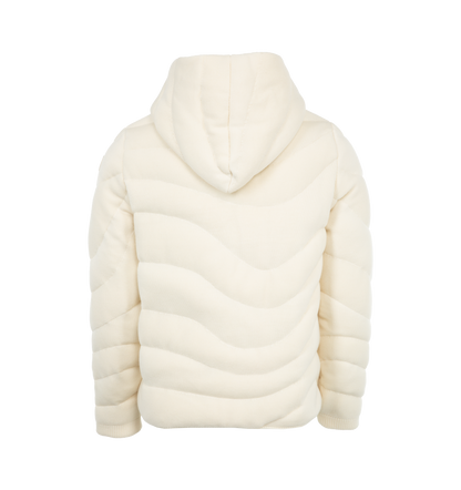 Padded Wool Hoodie