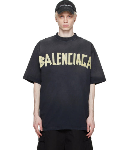 Tape Logo Double-Sided T-Shirt