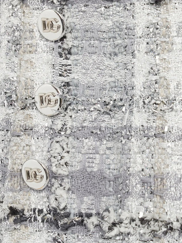 lurex tweed mini dress
