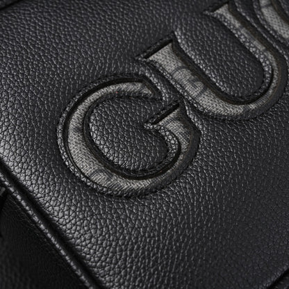 Embossed Leather Crossbody Bag