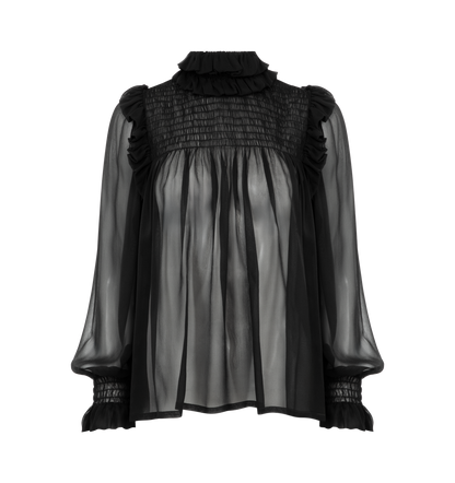 Sheer Silk Blouse