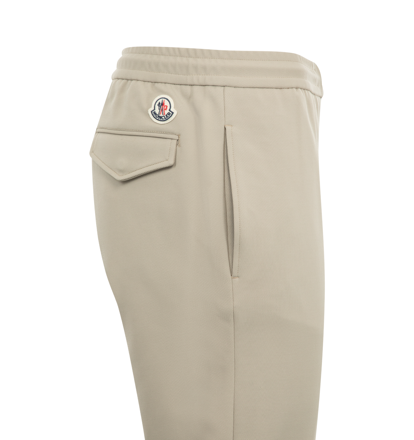 polished cotton jogging pants