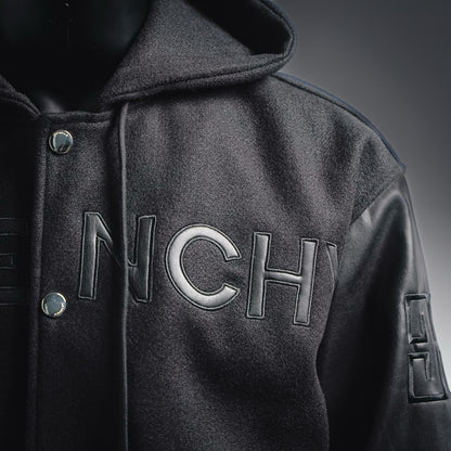 Varsity Jacket with Hood