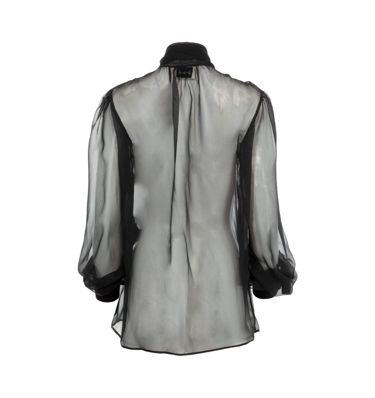bow neck chiffon blouse