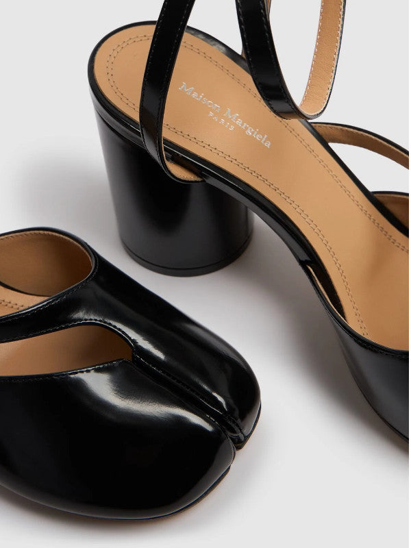 80mm tabi leather pumps maison margiela