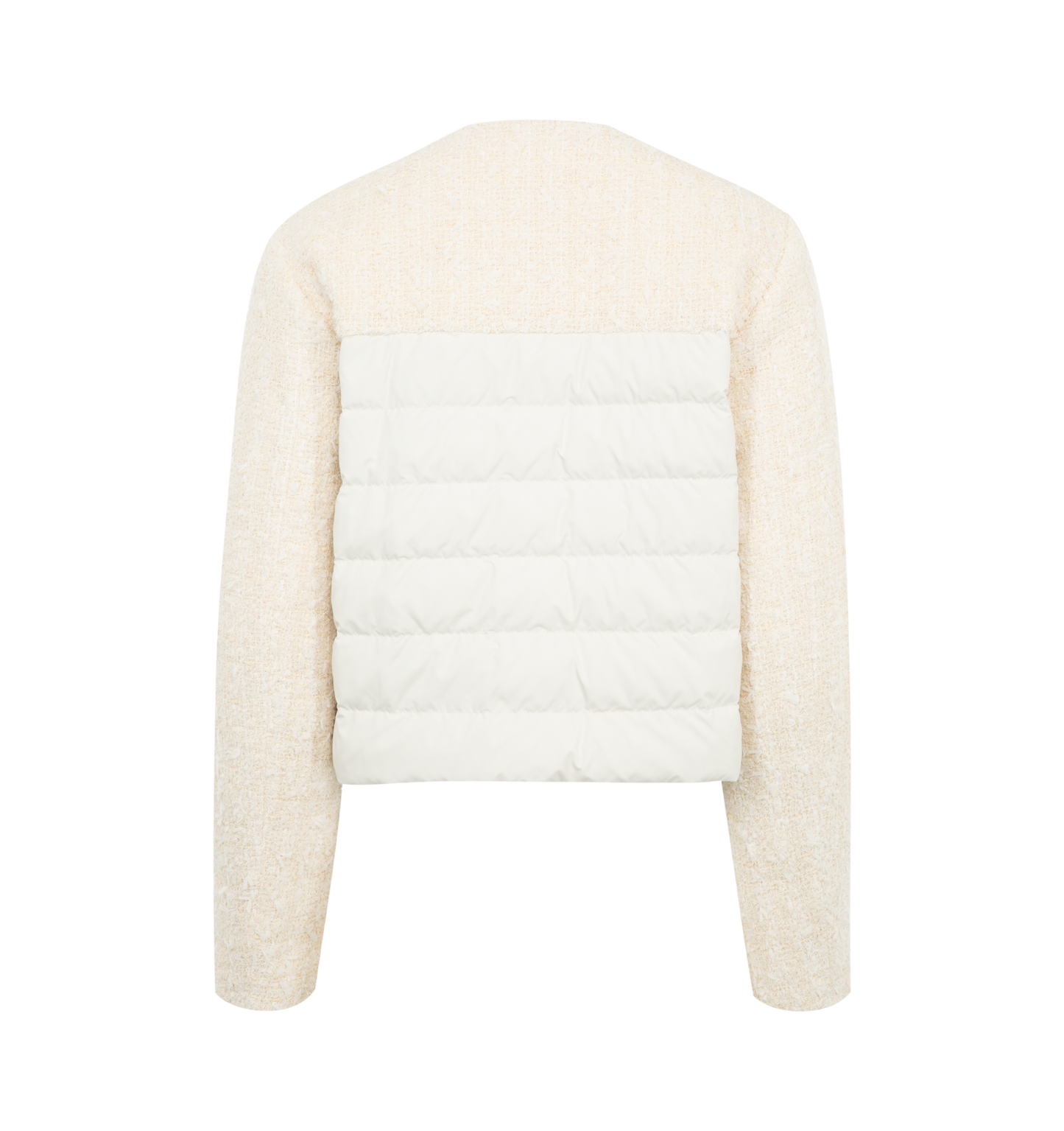 dauphin mixed media cropped jacket