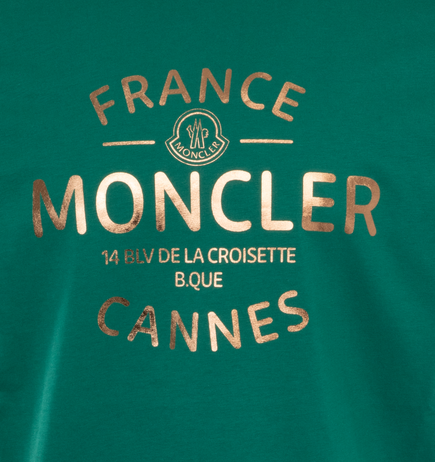 metallic logo t-shirt