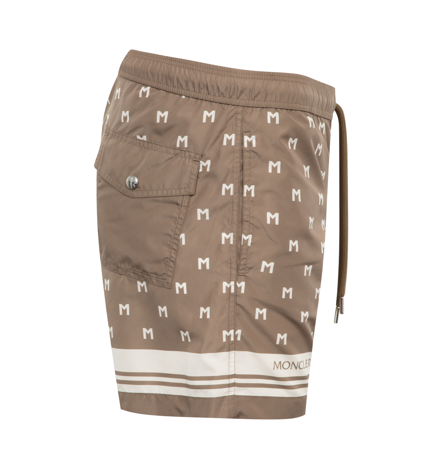 monogram print swim shorts