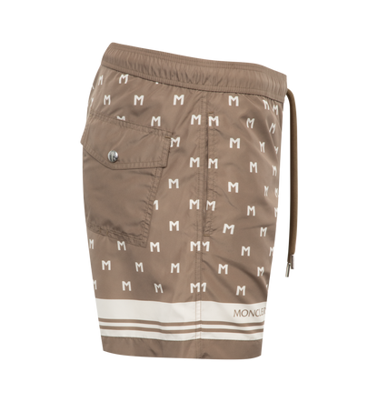 Monogram Print Swim Shorts