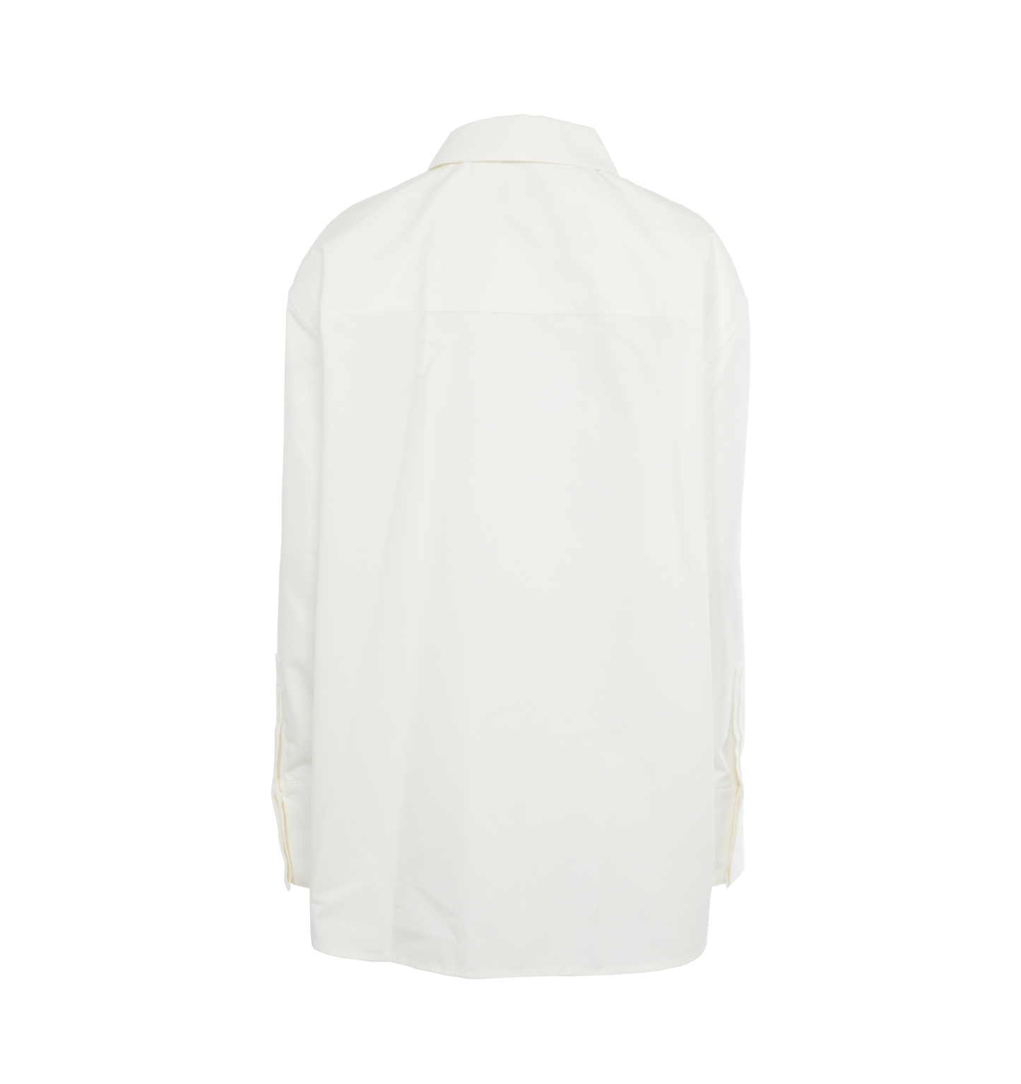 oversized shirt in cotton poplin