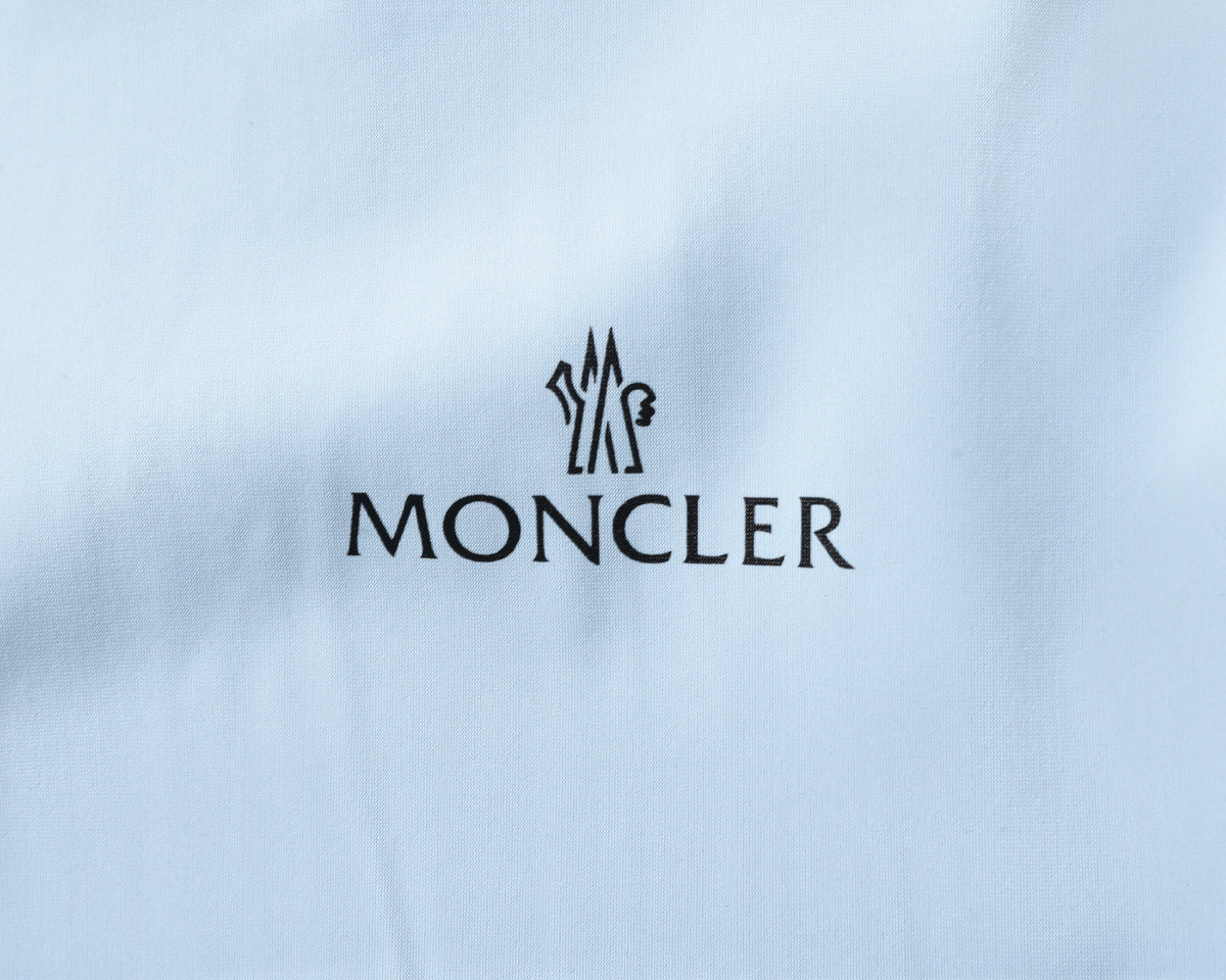 lightweight technical hooded jacket – ice blue