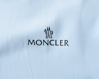 Lightweight Technical Hooded Jacket – Ice Blue