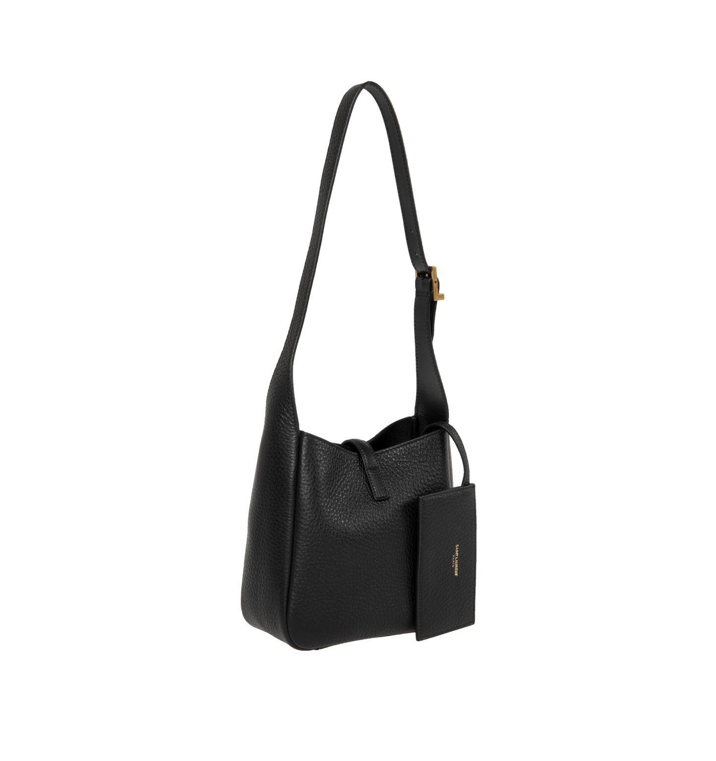 le 5 a 7 grained leather bag