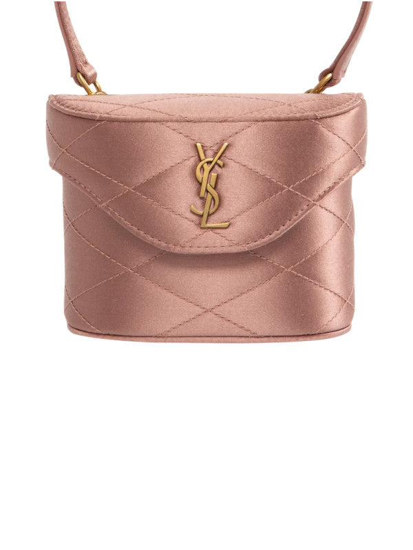 june satin micro box bag