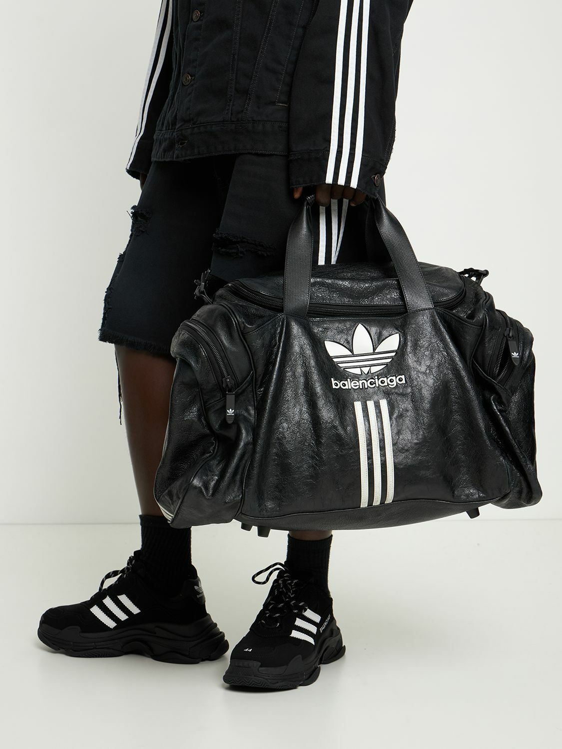 balenciaga x adidas oversized sport duffle bag
