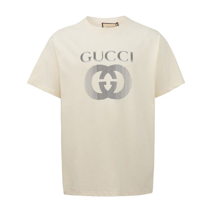 Crystal GG Logo Cotton T-Shirt