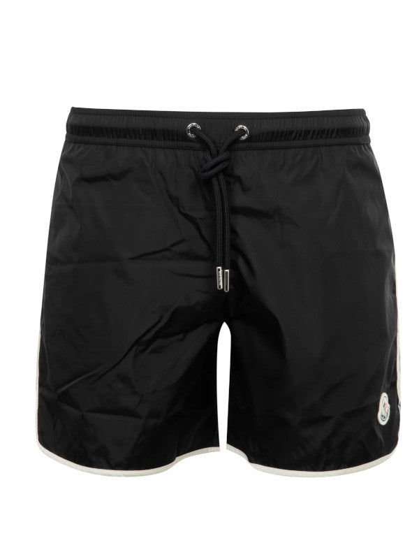 logo swim shorts