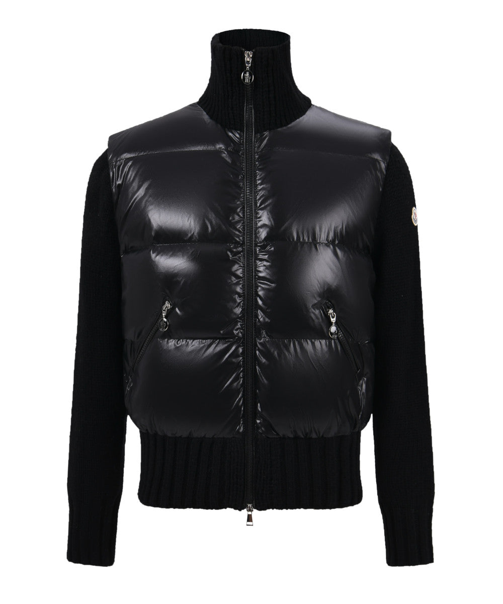 women’s down & knit sleeve jacket