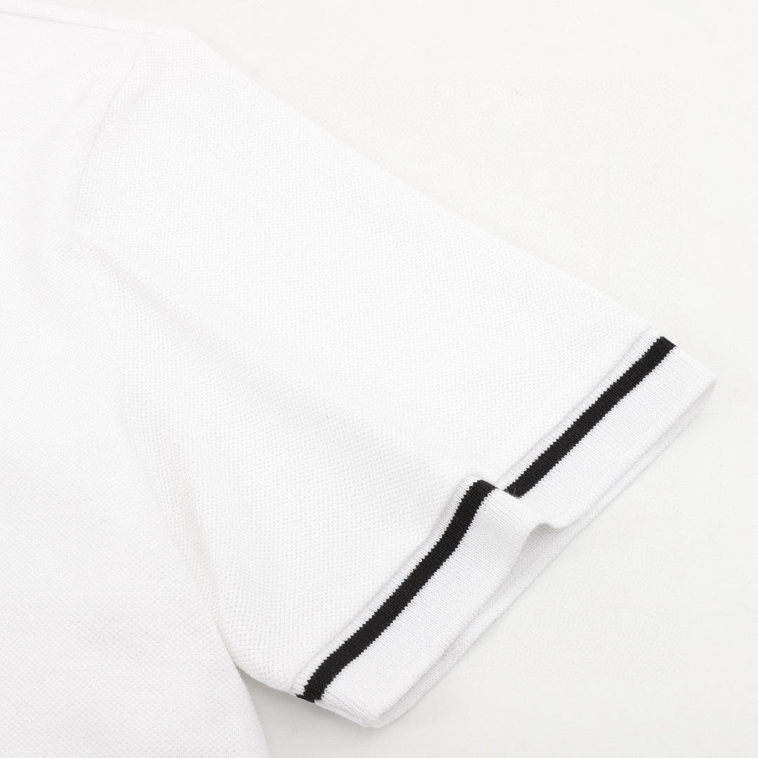 triomphe cotton piqué polo shirt