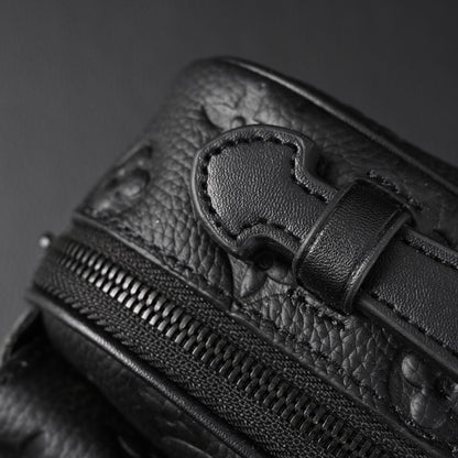 Soft Trunk Messenger Bag – Monogram Black Taurillon