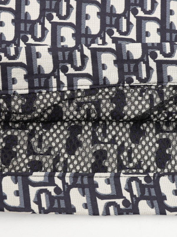 oblique print shorts