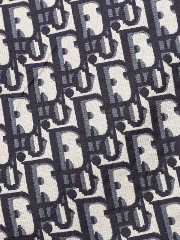 oblique print shorts