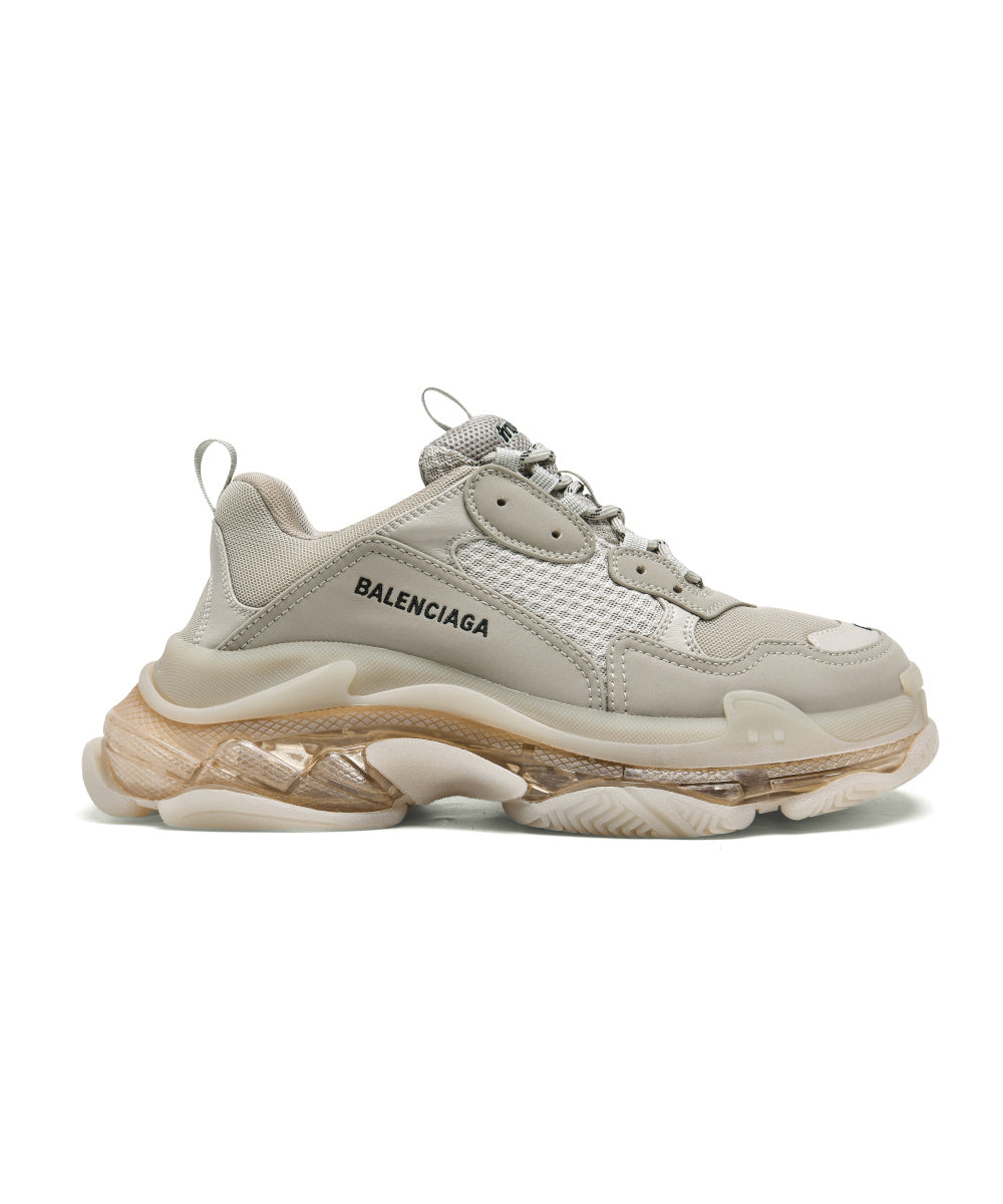 triple s clear sole sneakers