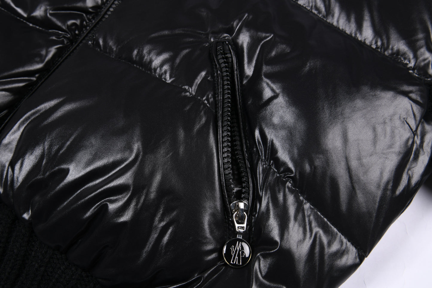 women’s down & knit sleeve jacket